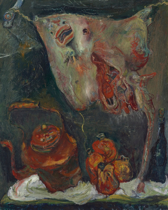 Still Life with Rayfish by Chaïm Soutine (Russian, 1893–1943) - Classic Art canvas print