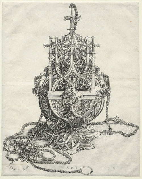 A Censer by Martin Schongauer (German, c. 1450–1491) - Classic Art canvas print