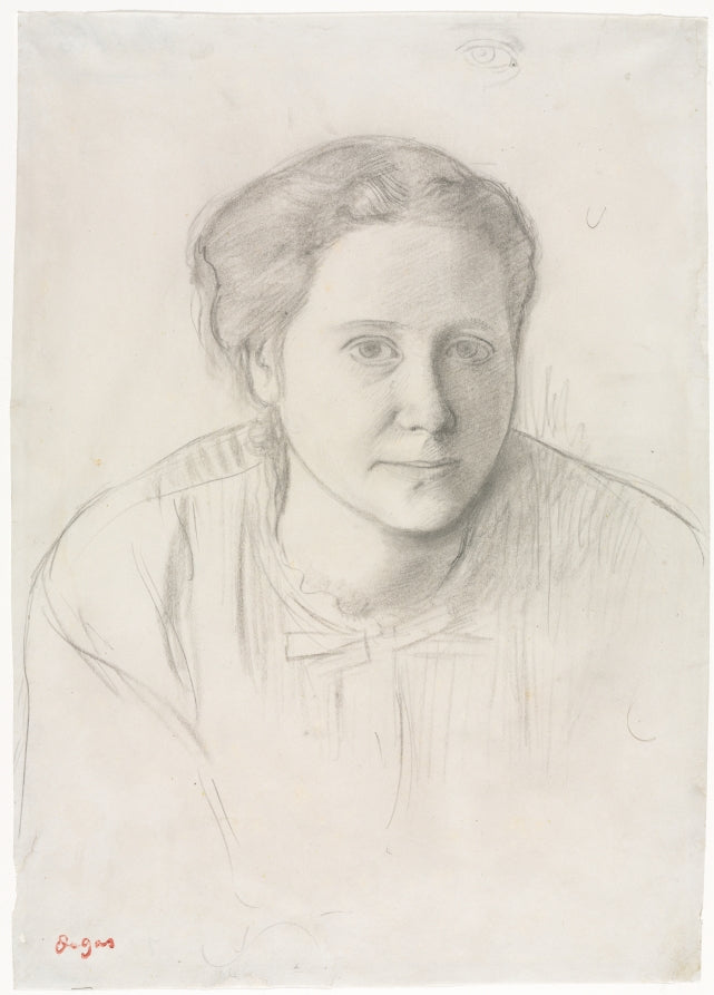 Victoria Dubourg by Edgar Degas (French, 1834–1917) - Impressionist canvas print