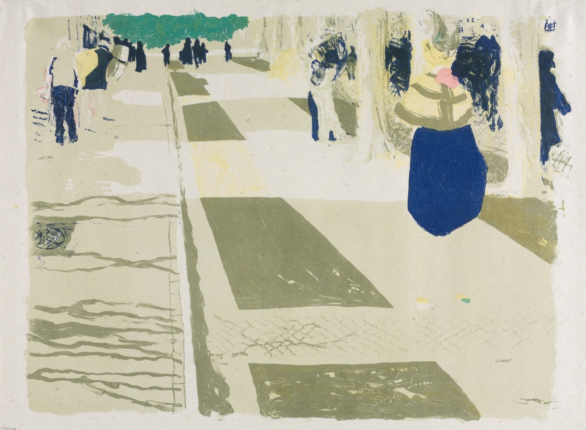 The Avenue by Édouard Vuillard (French, 1868–1940) - Classic Art canvas print