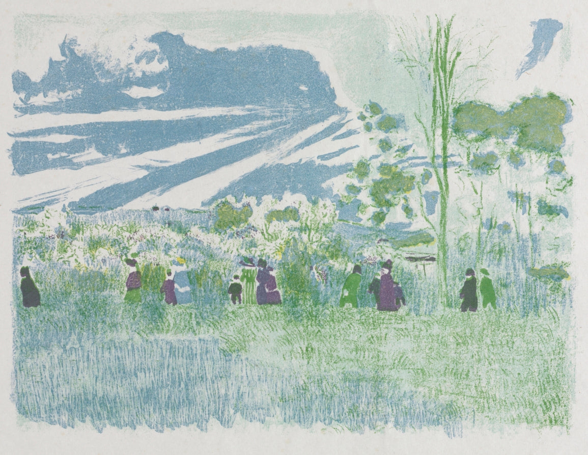 Across the Fields by Édouard Vuillard (French, 1868–1940) - Classic Art canvas print