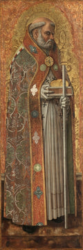 Saint Nicholas of Bari by Carlo Crivelli (Italian, 1430/35–1495) - Classic Art canvas print