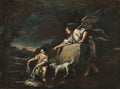Tobias and the Angel by Francesco Guardi (Italian, 1712–1793) - Classic Art canvas print