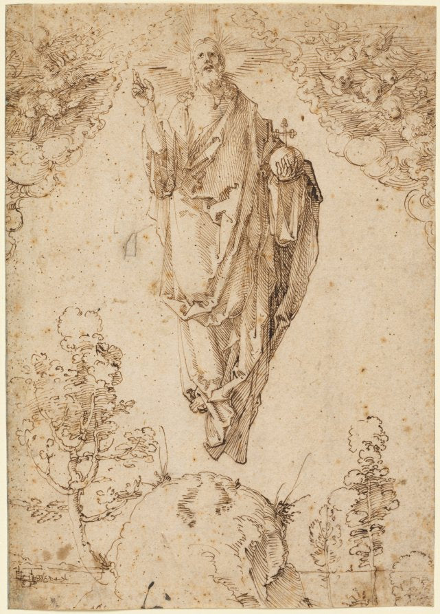 Ascension of Christ by Albrecht Dürer (German, 1471–1528) - Classic Art canvas print