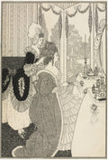 The Toilet, from The Rape of the Lock by Alexander Pope by Aubrey Beardsley (British, 1872–1898) - Classic Art canvas print