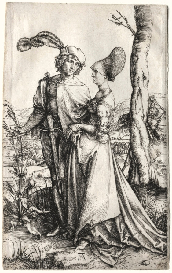 The Promenade by Albrecht Dürer (German, 1471–1528) - Classic Art canvas print