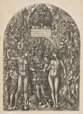 Marriage of Adam and Eve by Jean Duvet (French, 1485–1561) - Classic Art canvas print