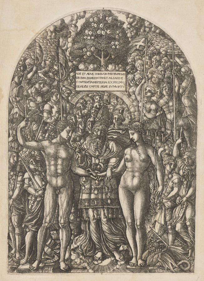 Marriage of Adam and Eve by Jean Duvet (French, 1485–1561) - Classic Art canvas print