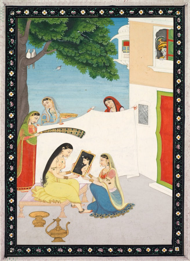 Toilette of Radha by  - Classic Art canvas print
