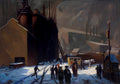 The Pie Wagon by Carl Gaertner (American, 1898–1952) - Classic Art canvas print