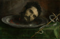 Head of Saint John the Baptist by  - Classic Art canvas print