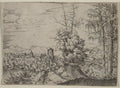 Landscape with Two Pines by Albrecht Altdorfer (German, c. 1480–1538) - Classic Art canvas print