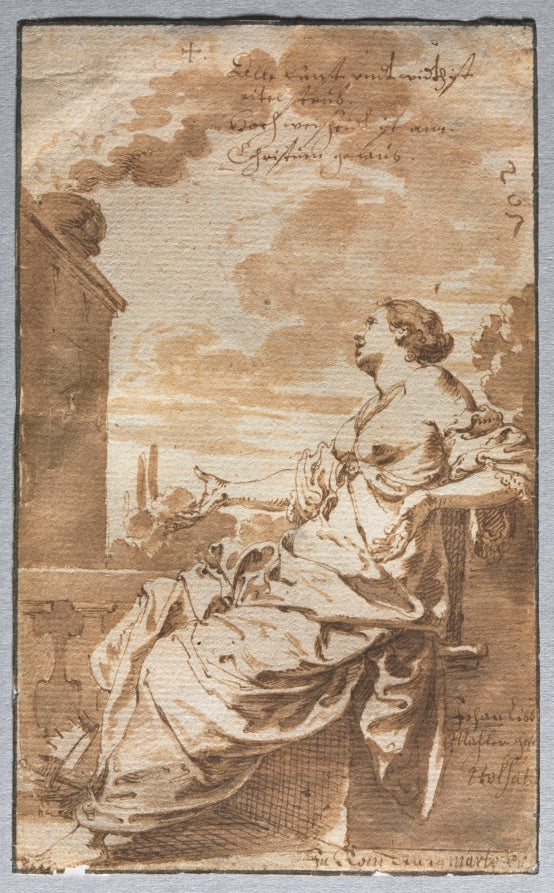 Allegory of Christian Belief by Johann Liss (German, c. 1597–1631) - Classic Art canvas print