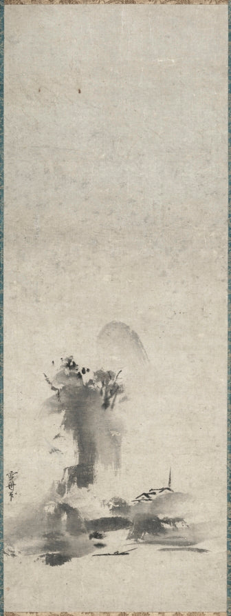 Haboku, Splashed Ink Landscape by Sesshū Tōyō (Japanese, 1420–1506) - Classic Art canvas print