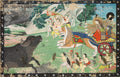 Durga Slaying Mahisha by  - Classic Art canvas print
