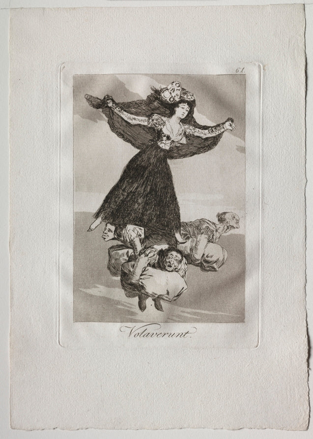 They Have Flown, Plate 61 by Francisco de Goya (Spanish, 1746–1828) - Romantic canvas print