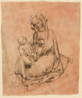 Madonna and Child by Stefano da Zevio (Italian, c. 1374-after 1438) - Classic Art canvas print