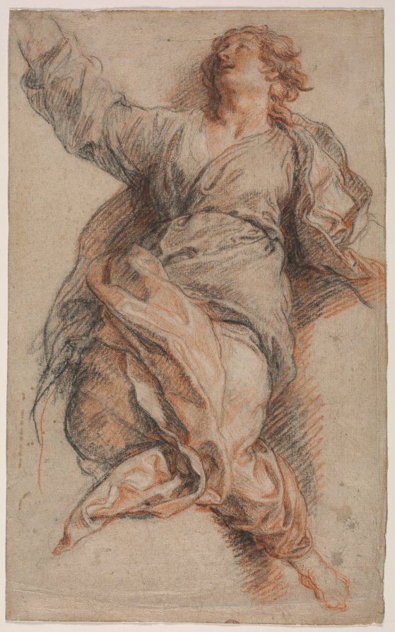 St. John the Evangelist by Charles de La Fosse (French, 1636–1716) - Classic Art canvas print