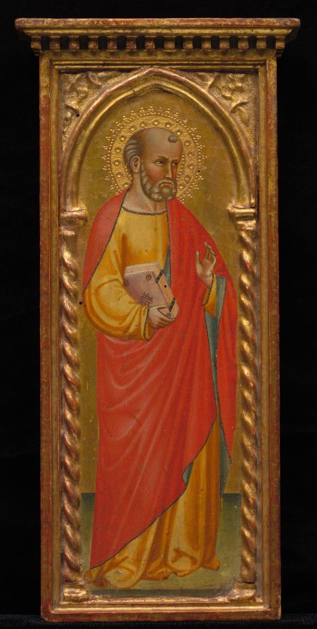 Saint in Red Cloak by  - Classic Art canvas print