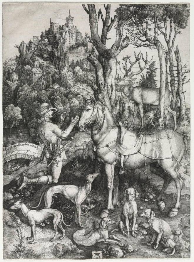 Saint Eustace by Albrecht Dürer (German, 1471–1528) - Classic Art canvas print