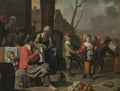 Peasant Children Dancing by Le Nain (French) - Classic Art canvas print