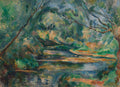 The Brook by Paul Cezanne (French, 1839–1906) - Post-Impressionist canvas print