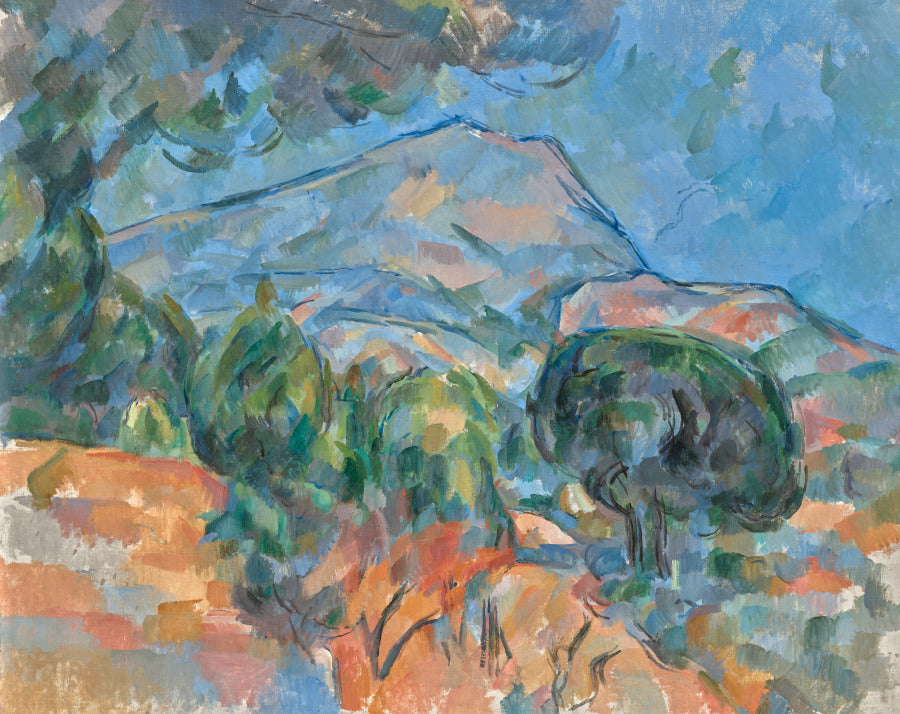 Mount Sainte-Victoire by Paul Cezanne (French, 1839–1906) - Post-Impressionist canvas print