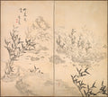 Bamboo and Rocks in Clearing Skies by Ike Taiga (Japanese, 1723–1776) - Classic Art canvas print