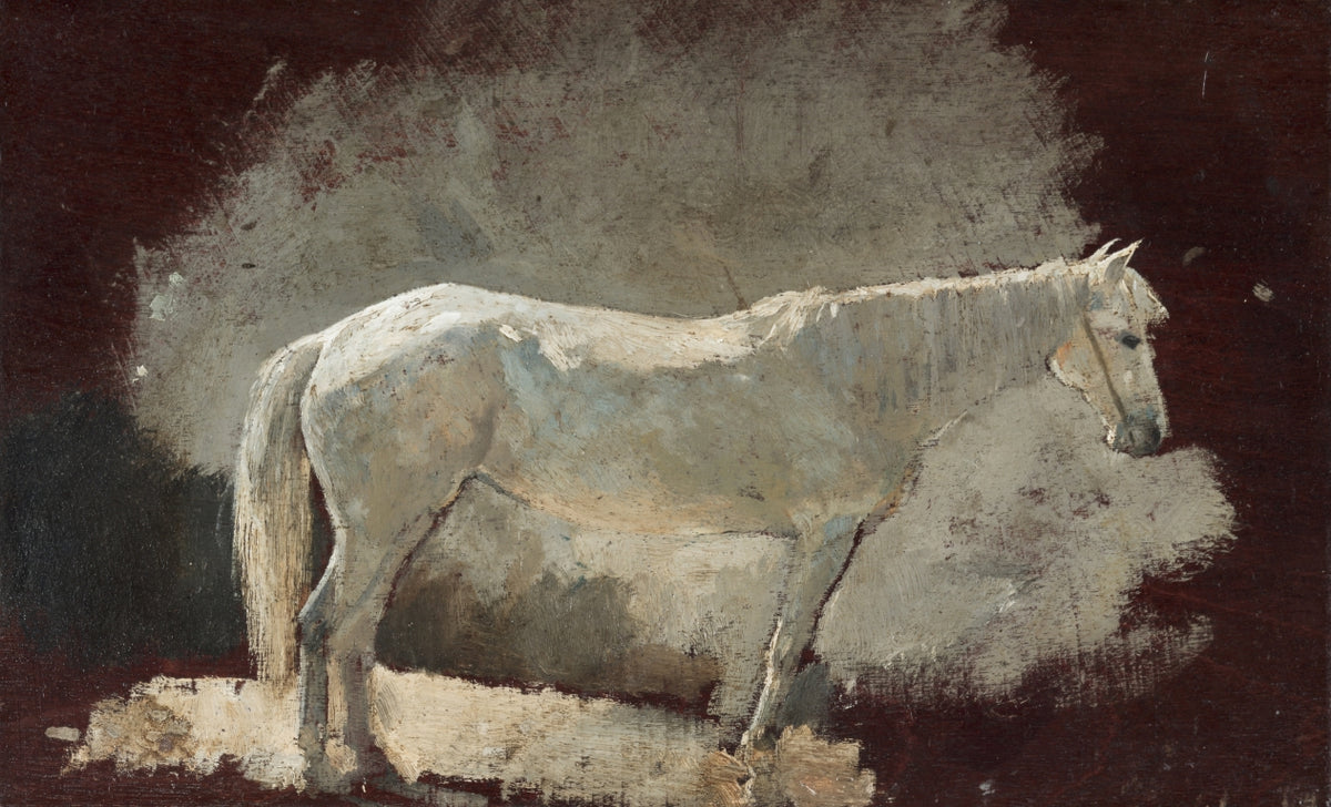 White Mare by Winslow Homer (American, 1836–1910) - American Realist canvas print