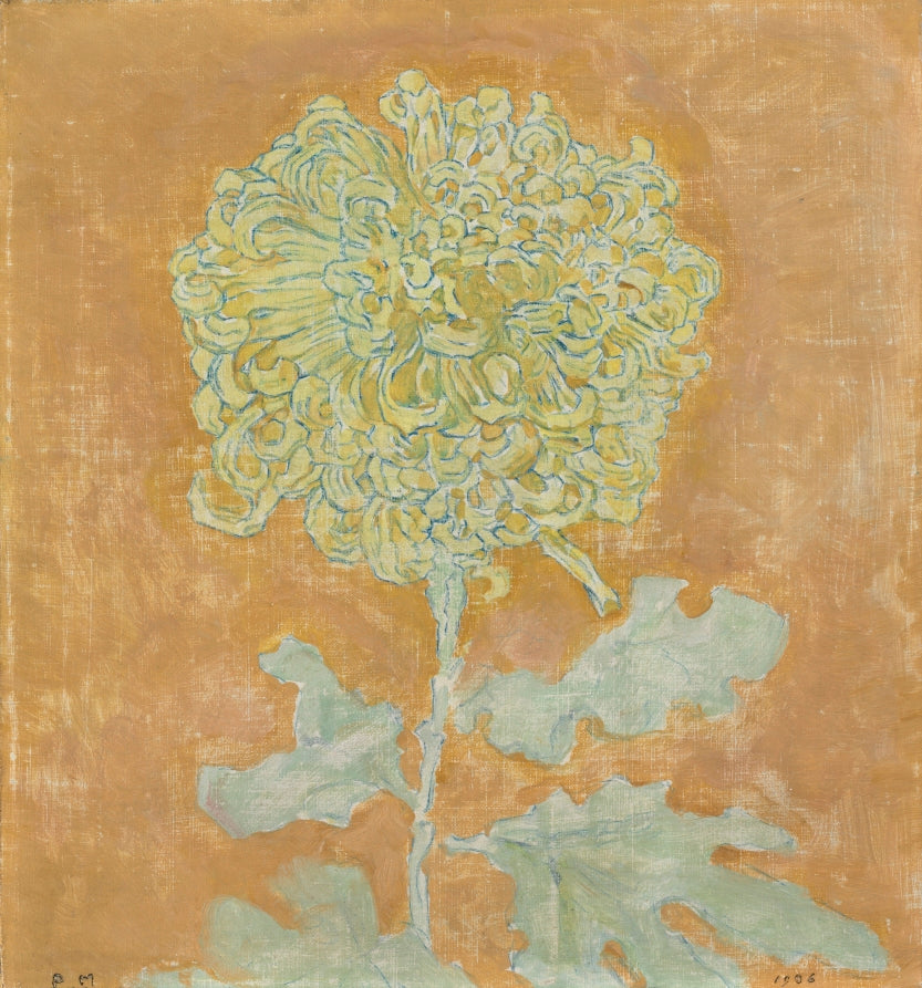 Chrysanthemum by Piet Mondrian (Dutch, 1872–1944) - Abstract canvas print