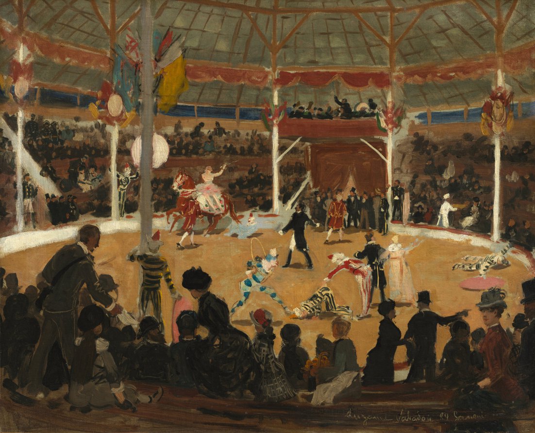 The Circus by Suzanne Valadon (French, 1865–1938) - Classic Art canvas print