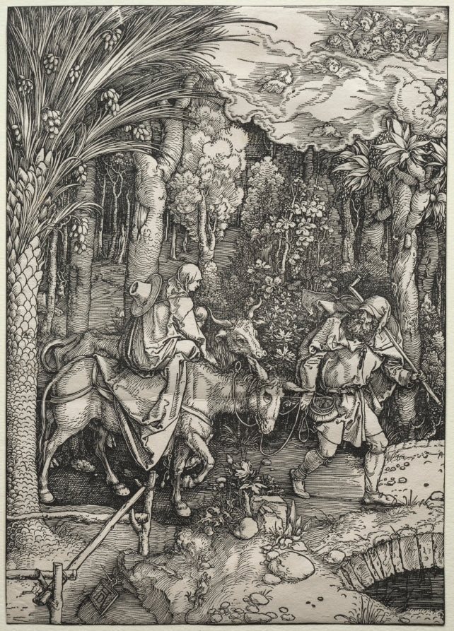 The Flight into Egypt by Albrecht Dürer (German, 1471–1528) - Classic Art canvas print