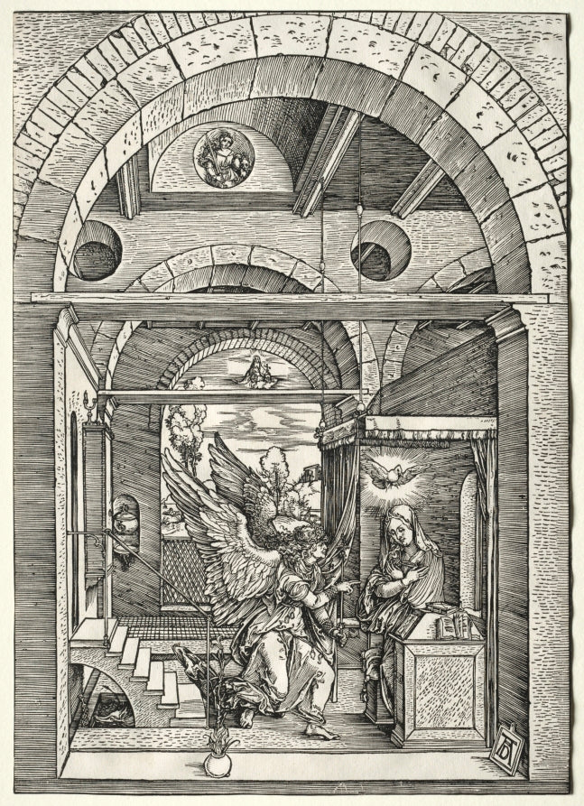The Annunciation by Albrecht Dürer (German, 1471–1528) - Classic Art canvas print