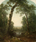 Forest Stream with Vista by Asher B. Durand (American, 1796–1886) - Classic Art canvas print