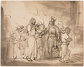 Christ Taken before Caiaphas by Rembrandt van Rijn (Dutch, 1606–1669) - Baroque canvas print