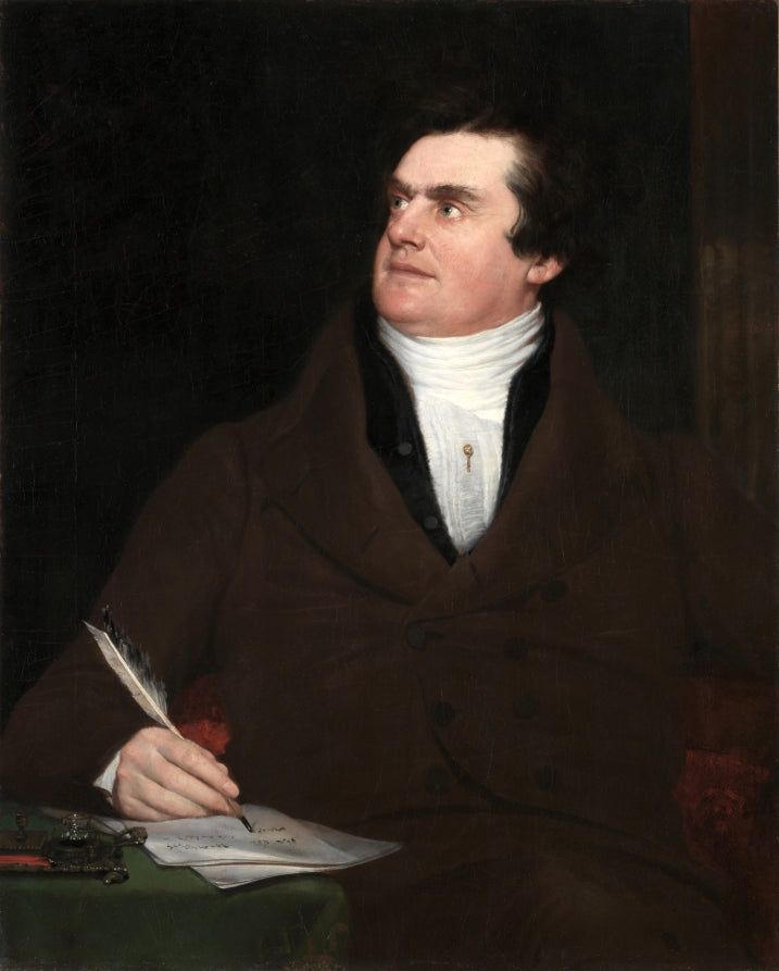 Colonel William Leete Stone by William Page (American, 1811–1885) - Classic Art canvas print
