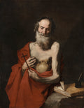 Saint Jerome by Jusepe de Ribera (Spanish, 1591–1652) - Classic Art canvas print