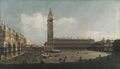 Piazza San Marco, Venice by Bernardo Bellotto (Italian, 1721–1780) - Classic Art canvas print
