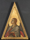 Pinnacle with Angel by Niccolò di Segna (Italian) - Classic Art canvas print