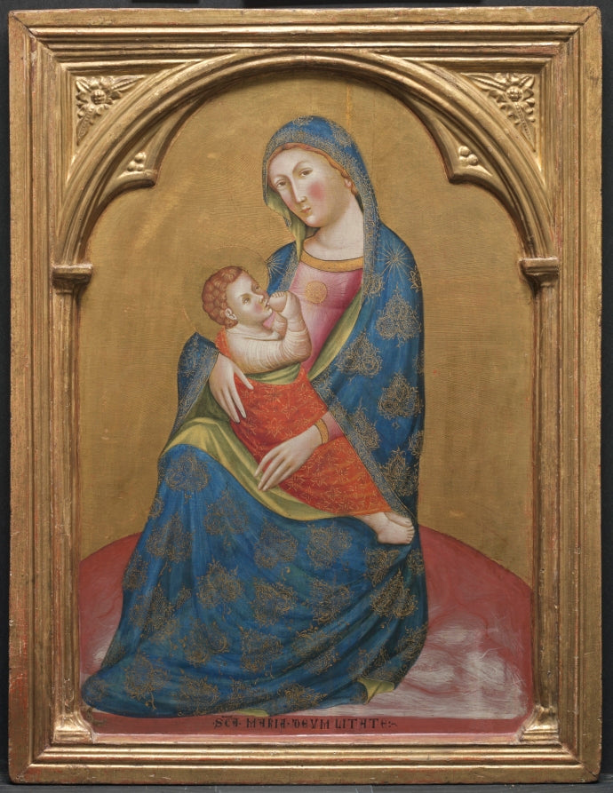 Madonna of Humility by Caterino Veneziano (Italian, active 1362–82) - Classic Art canvas print