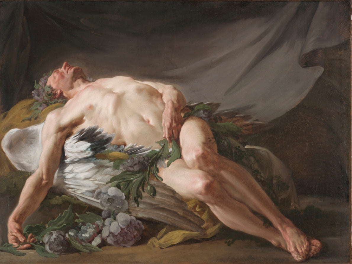 Sleep by Jean Bernard Restout (French, 1732–1797) - Classic Art canvas print