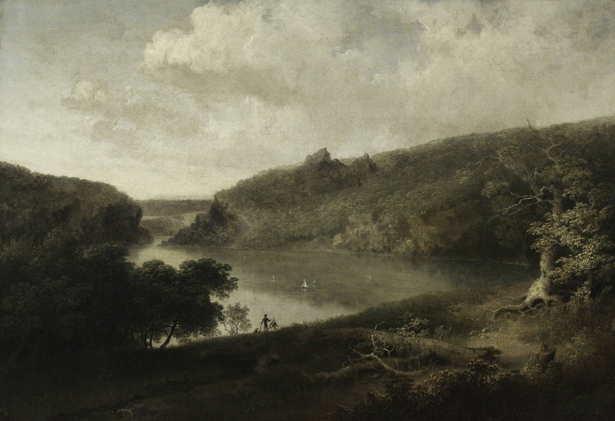 View of a Lake by Thomas Doughty (American, 1793–1856) - Classic Art canvas print