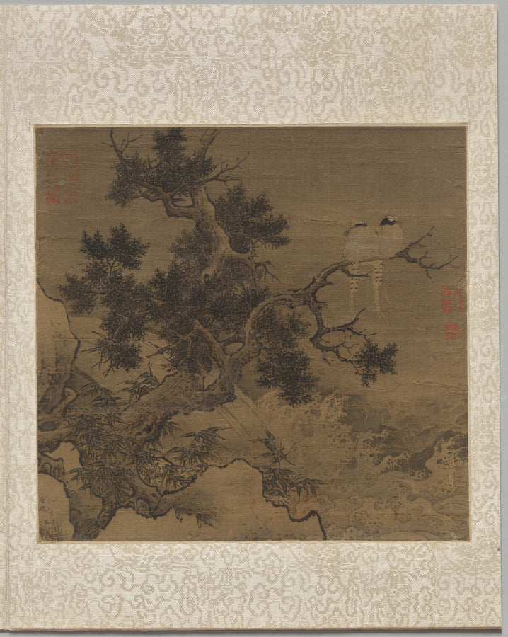 Birds on a Tree above a Cataract by Li Di (Chinese, c. 1100-c. 1192) - Classic Art canvas print