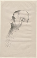 Roger Marx by Odilon Redon (French, 1840–1916) - Symbolist canvas print
