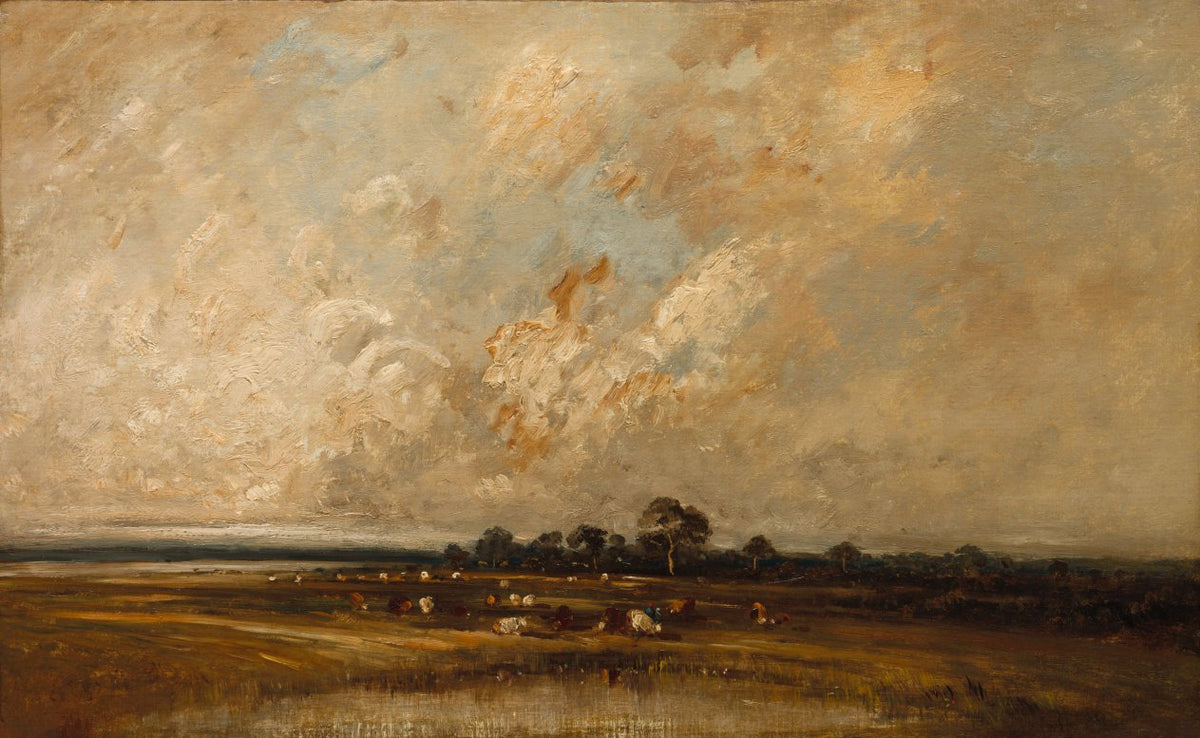 Marshland by Jules Dupré (French, 1811–1889) - Classic Art canvas print