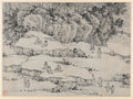 The Nodding Stone Terrace, Tiger Hill, and the Thousand-Man Seat, from Twelve Views of Tiger Hill, Suzhou by Shen Zhou (Chinese, 1427–1509) - Classic Art canvas print