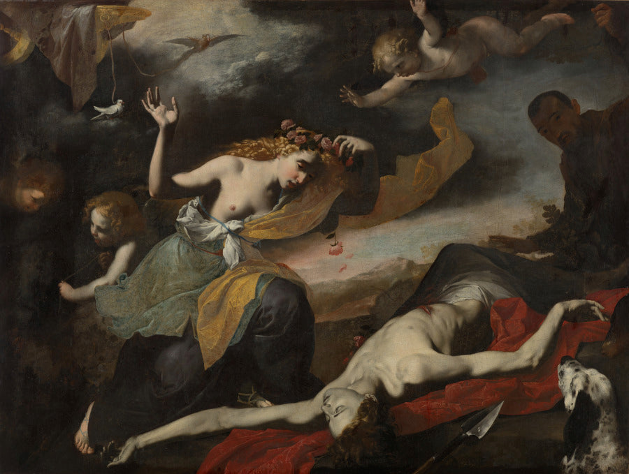 Venus Discovering the Dead Adonis by  - Classic Art canvas print