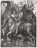 Knight, Death, and the Devil by Albrecht Dürer (German, 1471–1528) - Classic Art canvas print