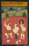 Ragini Desakh of Meghamalhar by  - Classic Art canvas print