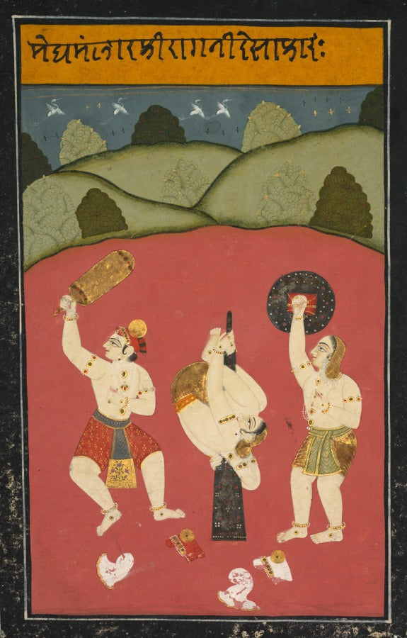 Ragini Desakh of Meghamalhar by  - Classic Art canvas print